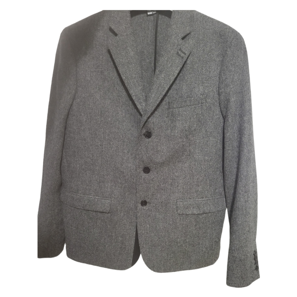 The Kooples Gray Patterned Wool Jacket Size 50 New - image 7